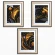 Kreuzstichmuster für Smartphone - Goldene Gräser - Triptychon