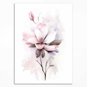 0101PL Poster - Watercolour magnolia III