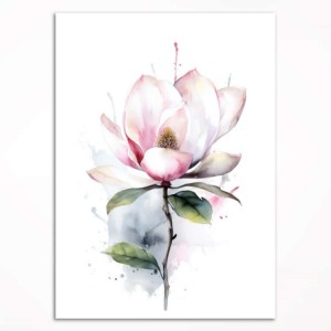 0099PL Poster - Watercolour magnolia I