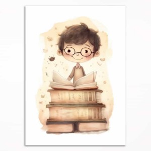 0135PL Plakat - Ich liebe Bücher