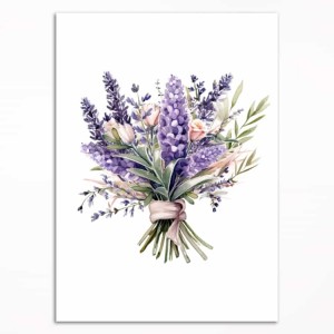 0069PL Poster - Bouquet with lavender II