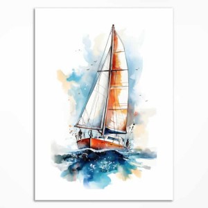 0139PL Poster - Sailboat