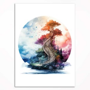 0216PL Poster - Stairway to Heaven I