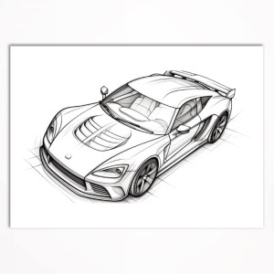 0120PL Poster - Auto sketch