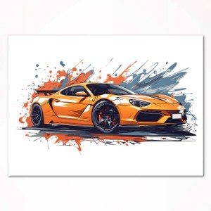 0277PL Poster - Sports car