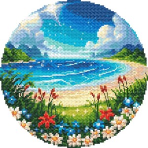 Z 10892 Cross stitch kit - Picturesque sea