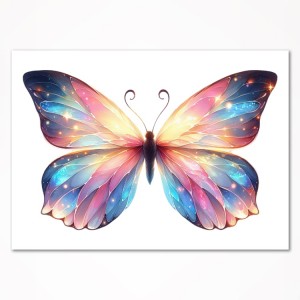 0349PL Poster - Diamond butterfly
