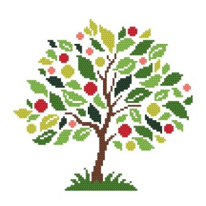 ZK 10912 Kit with beads - Seasonal tree - Summer