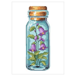 Z 10910 Cross stitch kit - Bells in a bottle