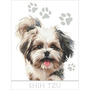 Z 10916 Cross stitch kit - Dog - Shih tzu