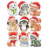 Cross stitch pattern for a phone - Pendants - Christmas animals