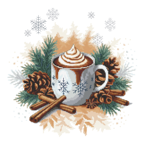 Z 11036 Cross stitch kit - Winter chocolate