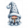 Cross stitch pattern for a phone - Snow lady gnome