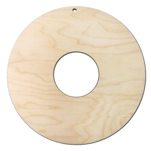 995-08 Wooden hanger - Wreath, diameter 30 cm