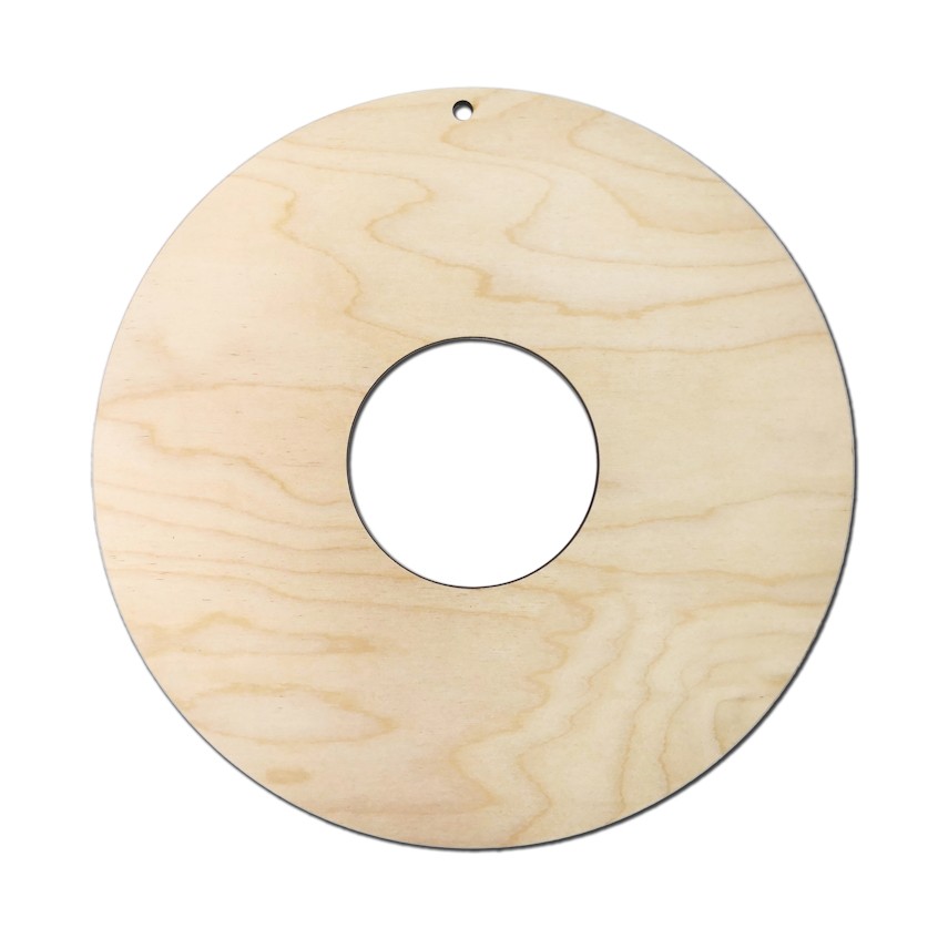 Wooden hanger - Wreath, diameter 30 cm