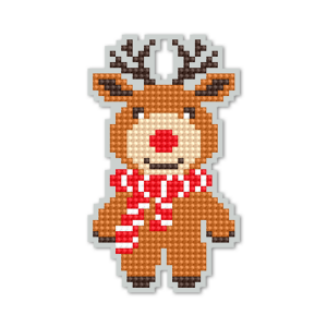 ZK 10928 Kit with beads - Pendant - Reindeer