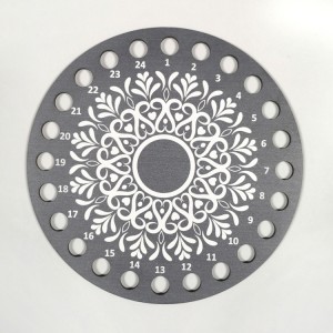 997-03 Floss organizer - White lace