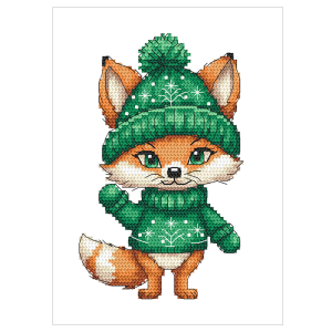 Z 10935 Cross stitch kit - Winter fox