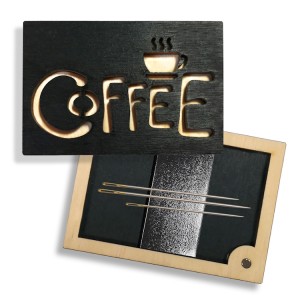 1000-10 Needle case with magnet - Coffee