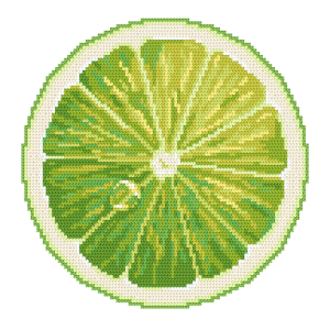Z 11075 Cross stitch kit - Lime