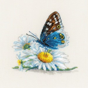 RIO 2220 Cross stitch kit with mouline - Fragile beauty