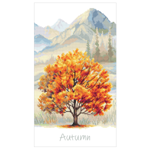 AN 10958 Tapestry Aida - Four seasons - Autumn tree