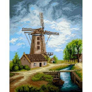 K 7292 Tapestry canvas - Watermill