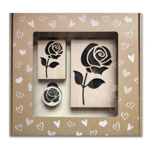 1002-02 Stickzubehör-Geschenkset - Rose