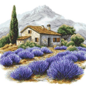 ZN 11132 Stickpackung vorgedruckt - Bergige Provence