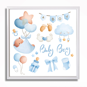 0494RA Babypartybild - Boy