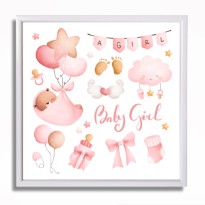 0495RA Babypartybild - Girl