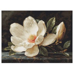 LS B713 Stickpackung - Magnolientau