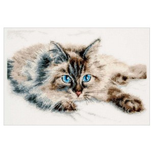 MN 260-170 Cross stitch kit - Fluffy happiness
