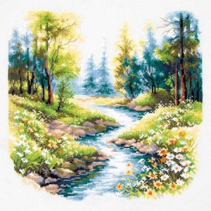 MN 70-12 Cross stitch kit - Sounds of nature