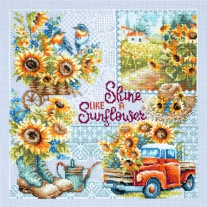 MN 540-704 Stickpackung - Strahle wie eine Sonnenblume