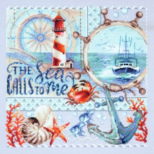 MN 540-702 Cross stitch kit - The sea calls to me...