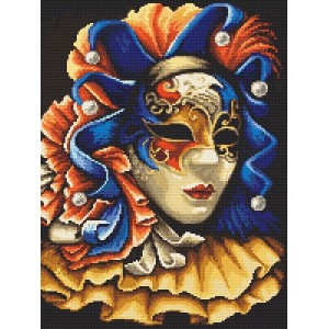 W 8265 Kreuzstichmuster PDF - Geheimnisvolle Maske