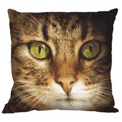 W 8843-01 stickvorlage ONLINE pdf - Kissen - Katze Lucky