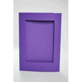 944-12 Große Karte mit rechteckigem Passepartout violett