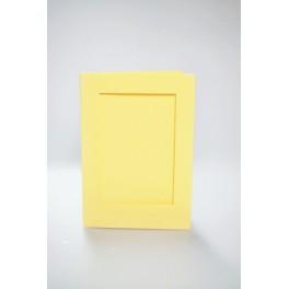 946-08 Karten mit rechteckigem Passepartout Passepartout gelb