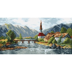 Z 4144 Stickpackung - Die Bergstadt