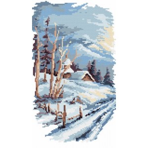 Z 4526 Cross stitch kit - Four seasons - winter