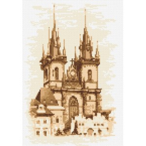 Z 8224 Cross stitch kit - Church of the Virgin Mary - Prague