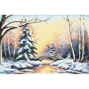 Z 8256 Cross stitch kit - Winter bridge