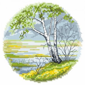 Z 8358 Cross stitch kit - Four seasons - spring