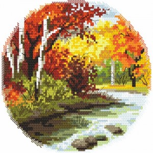 Z 8360 Cross stitch kit - Four seasons - autumn