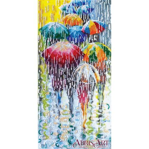 Stickpackungen mit Perlen - Lustige Regenschirme Stickpackungen mit Perlen - Lustige Regenschirme