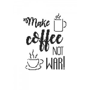 Z 8885 Cross stitch kit - Coffee