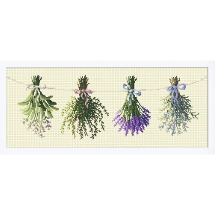 AN 8713 Tapestry Aida - Herbs from the garden