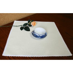 978-03 Napkin Aida 45x45 cm (1,5x1,5 ft) ecru